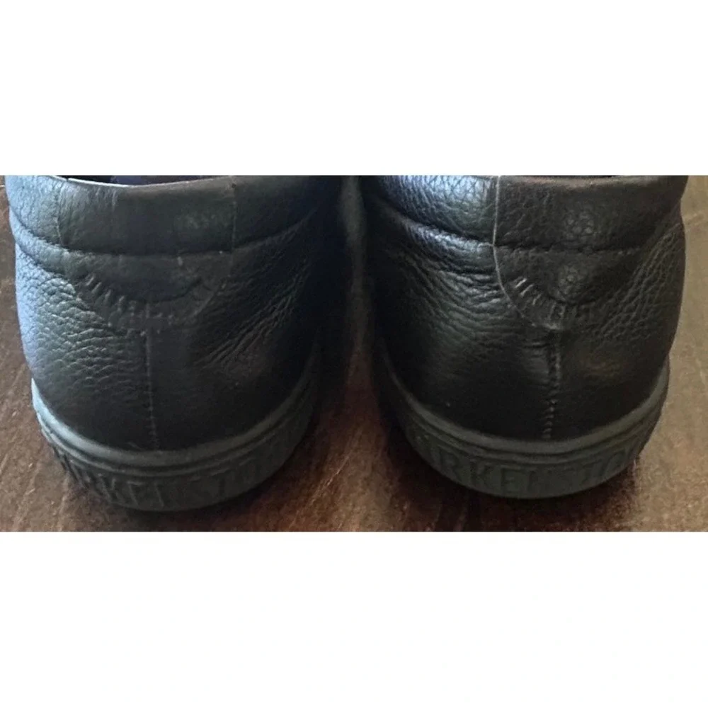 Birkenstock Bend Low Sneakers Mens 41 Black Leather Lace Up Shoes Comfort Casual
